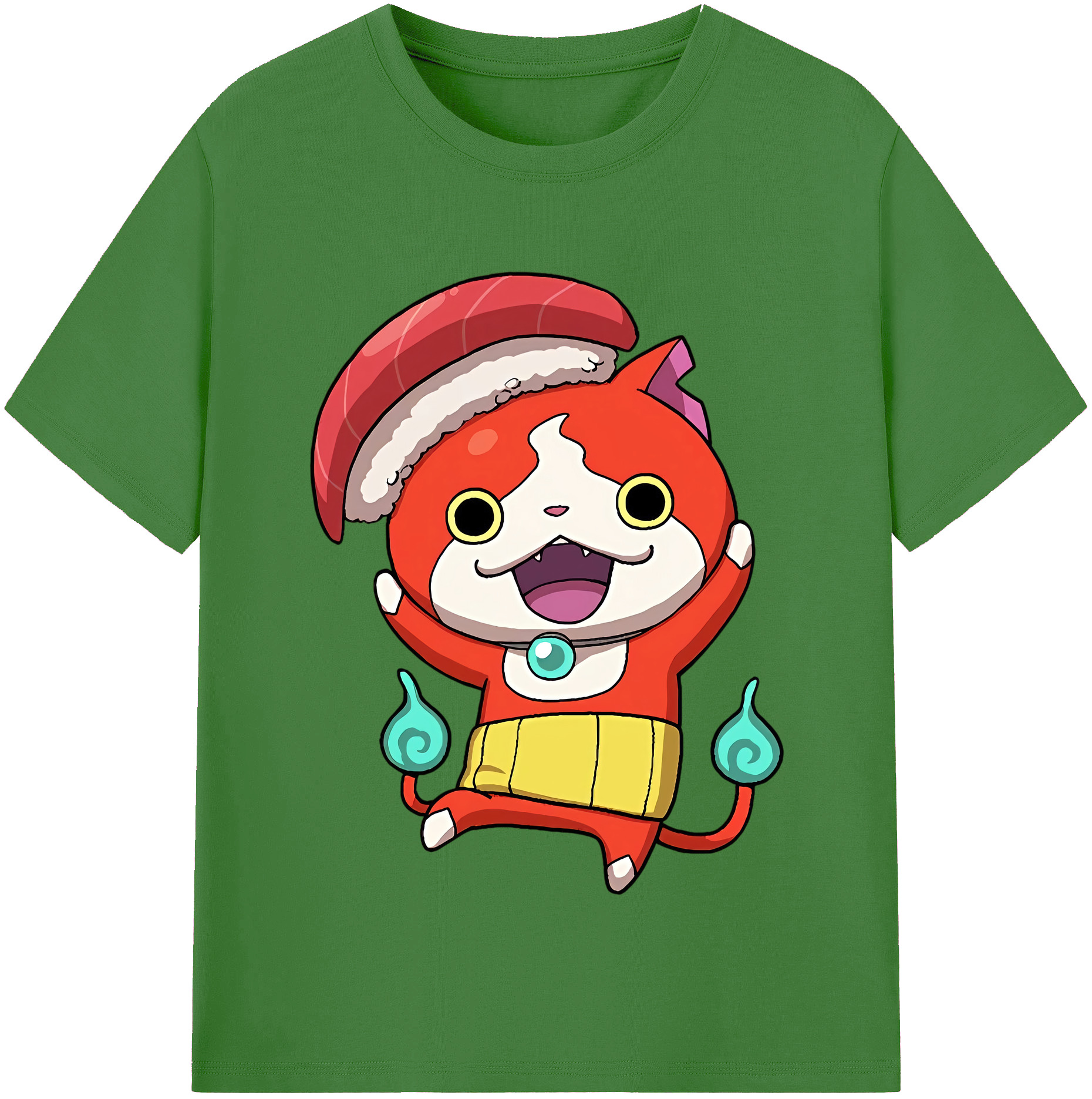 （画像用） 妖怪ウォッチ Yo-kai Watch レディースカジュアルプリントTシャツ（綿100％）